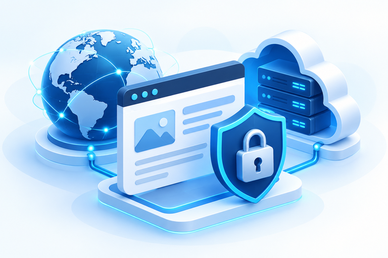Domain, hosting & SSL options